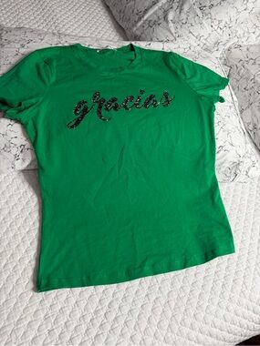 Women’s Green 'gracias' Graphic Tee - Short Sleeve